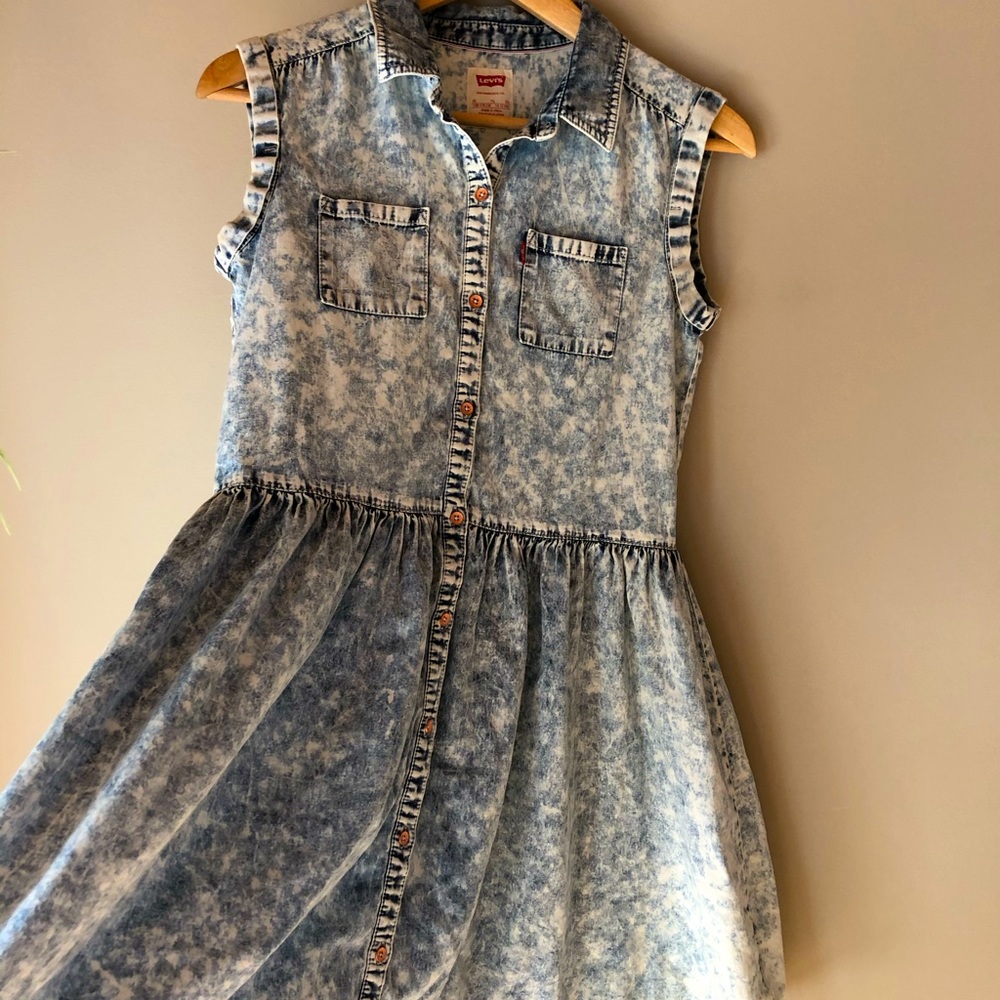👖Vintage Levi’s Stretchy Denim Dress